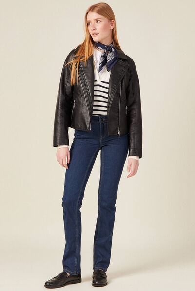 Jeans Fanny - regular denim brut femme