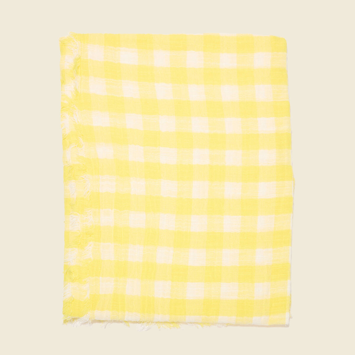 Foulard jaune citron femme