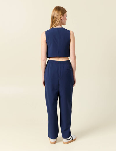Combinaison éco-responsable bleu marine femme
