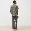 Chemise manches courtes vert kaki homme