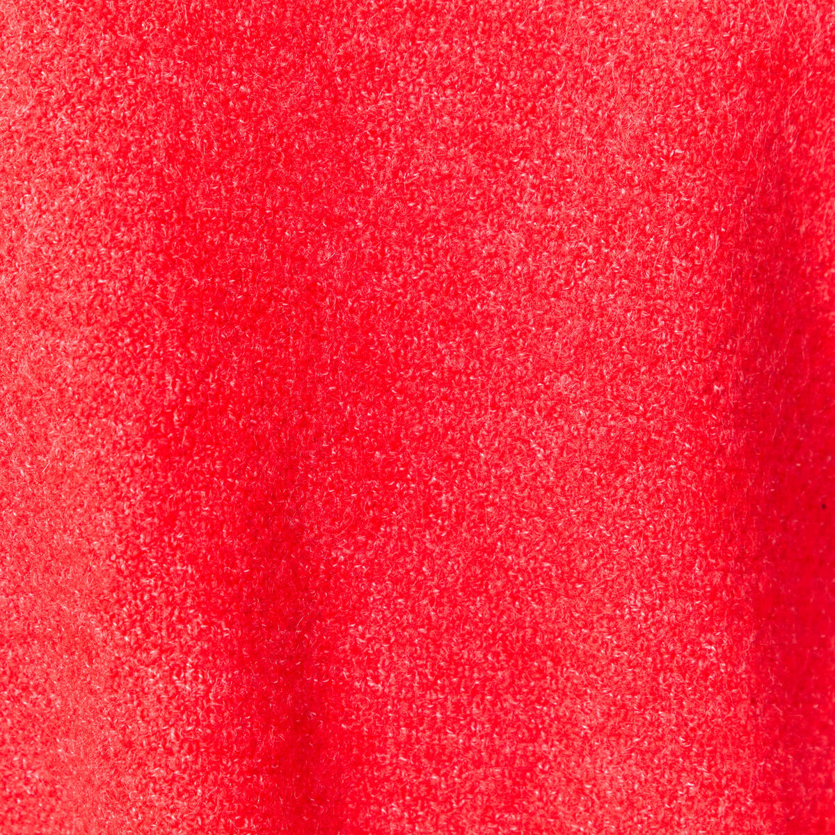 Pull col bateau manches longues rouge femme
