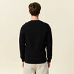 Pull col V noir homme