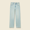 Jeans large taille standard bleu femme