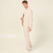 Veste blazer boutonnée beige homme