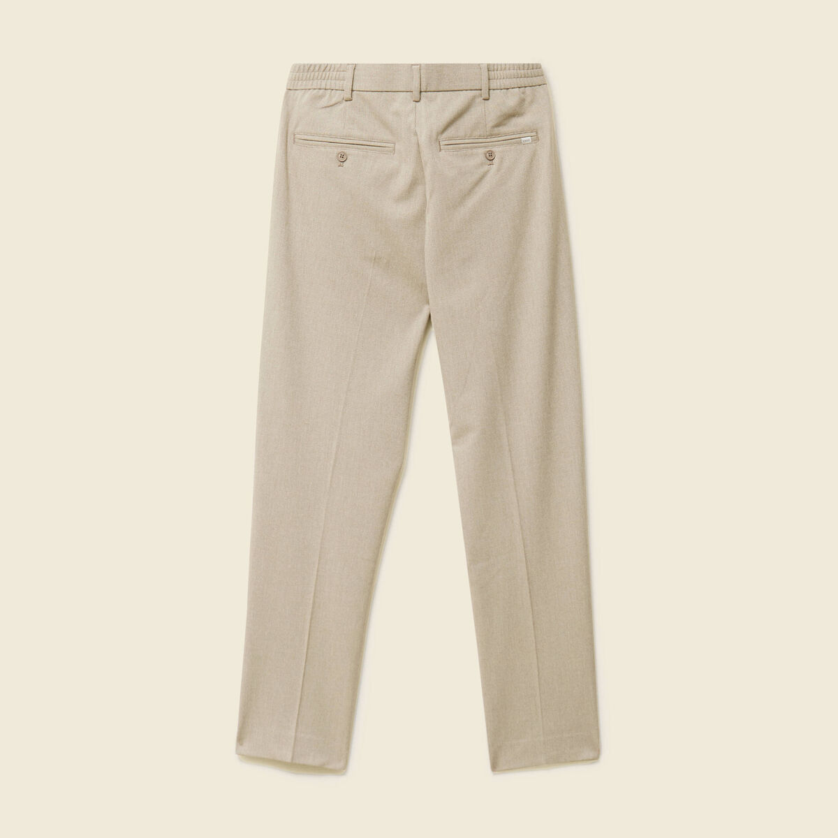Pantalon droit longueur 32 taupe homme
