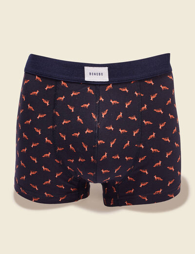 Lot 3 boxers bleu marine homme