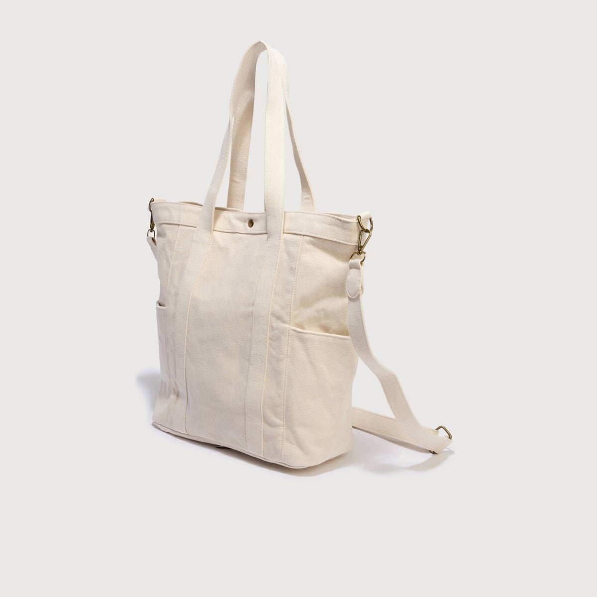 Sac bandouli&egrave;re en coton doubl&eacute; multicolore femme