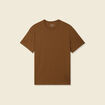 T-shirt éco-responsable marron homme