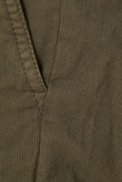 Bermuda droit velours gris foncé homme