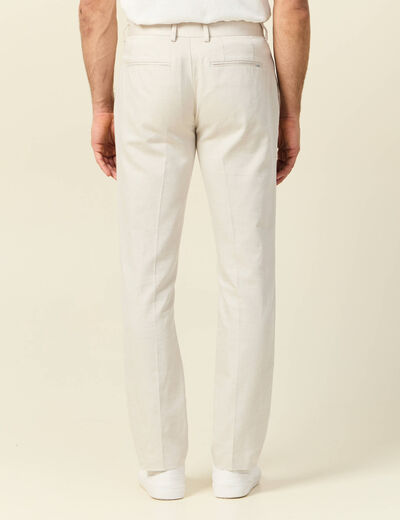 Pantalon chino sable homme