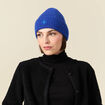 Bonnet bleu electrique femme