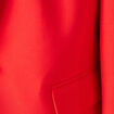 Veste esprit blazer cintrée rouge foncé femme