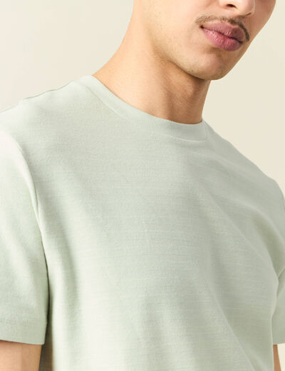 T-shirt manches courtes vert clair homme