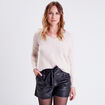 Pull creme femme