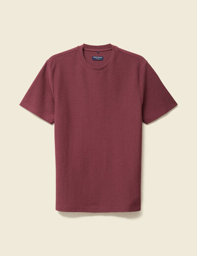 T-shirt manches courtes vieux rose homme