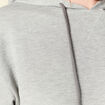 Sweat à capuche gris femme