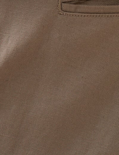 Pantalon chino taupe homme