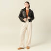 T-shirt manches courtes terracotta femme