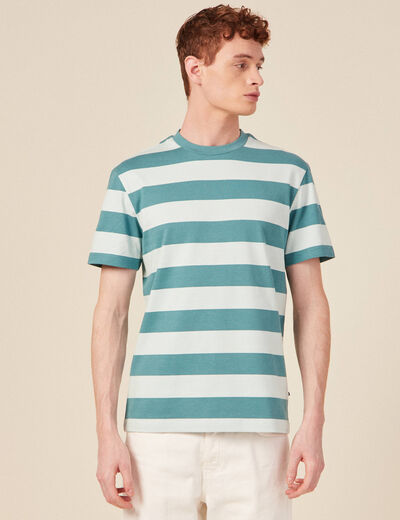 T-shirt manches courtes bleu clair homme