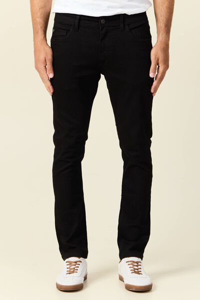 Jeans slim éco-responsable denim noir homme