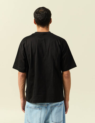 T-shirt en coton noir homme