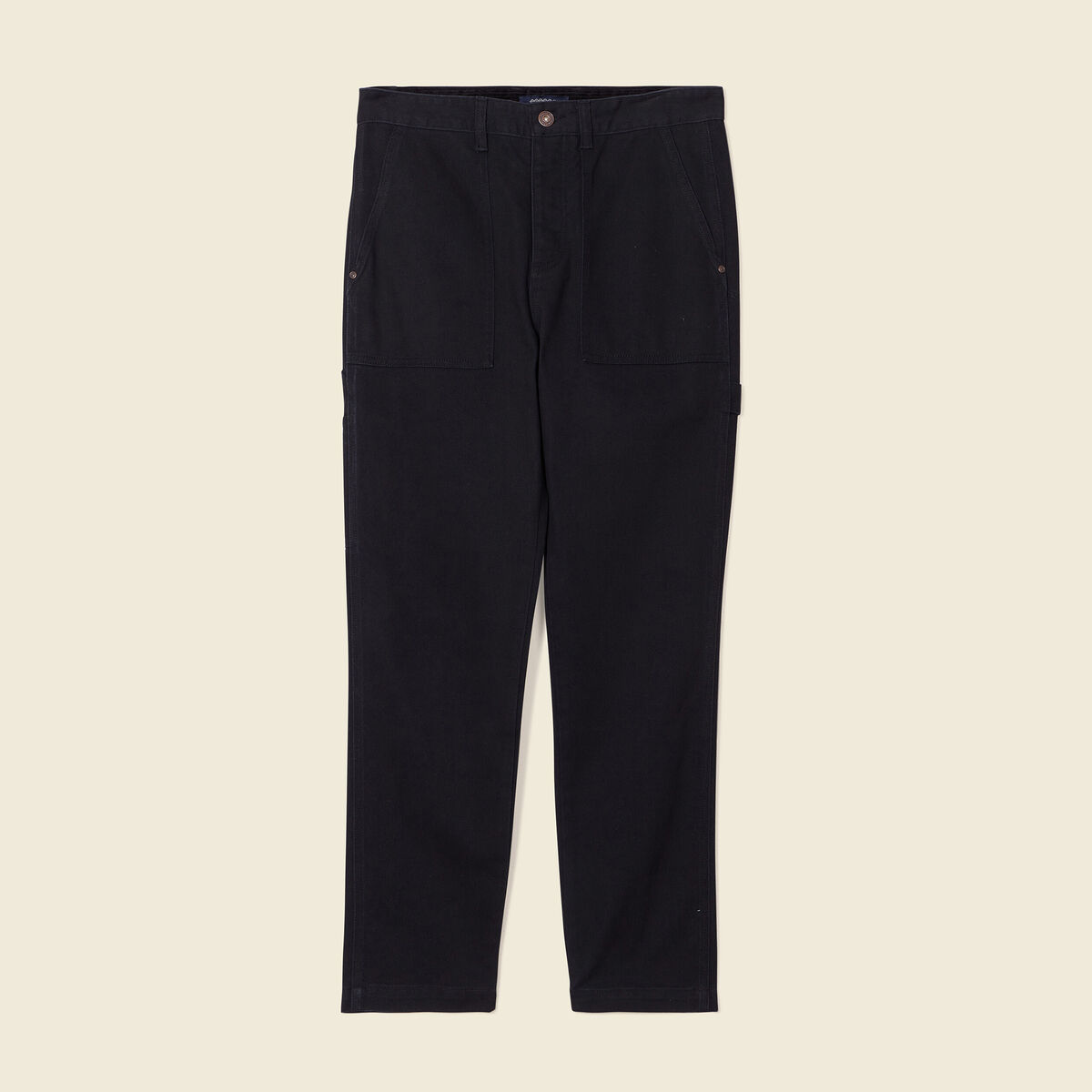 Jeans relax charpentier noir homme