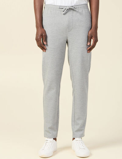 Pantalon chino jogger gris foncé homme