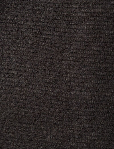 Pull manches longues noir femme