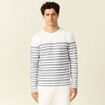T-shirt manches longues ecru homme