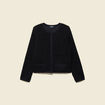 Gilet manches longues noir femme