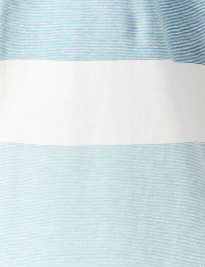 T-shirt manches courtes bleu pétrole homme
