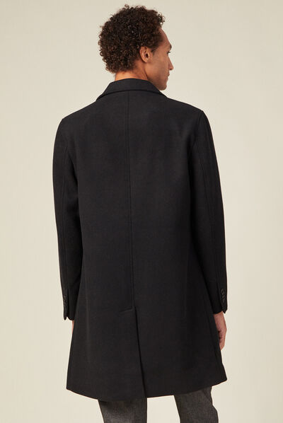 Pardessus éco-responsable noir homme