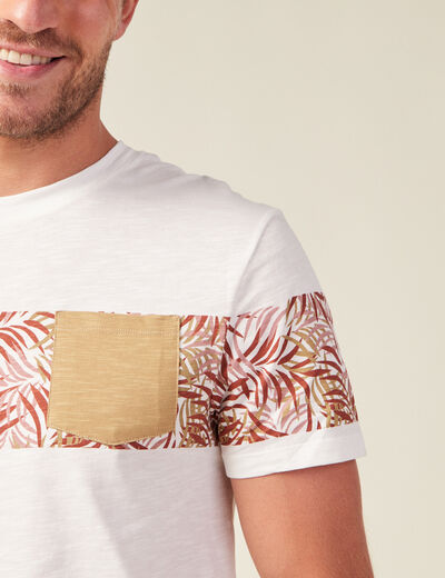 T-shirt manches courtes rose homme