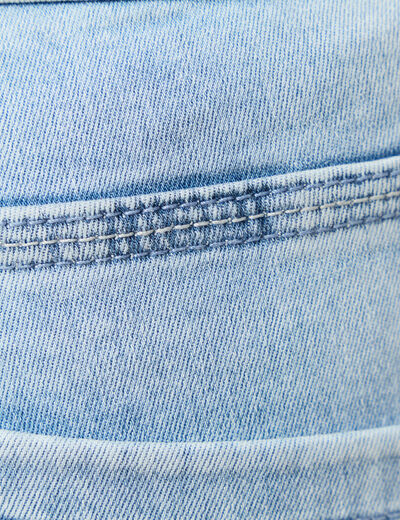 Jeans skinny 7/8ème denim bleach femme
