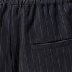 Pantalon taille haute bleu marine femme