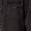 Chemise manches longues jean denim noir homme