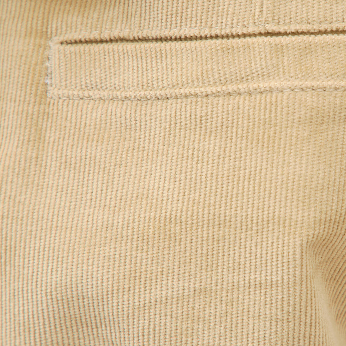 Pantalon straight velours longueur 32 beige homme