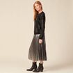 Pull éco-responsable sequins noir femme
