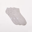Lot 3 paires chaussettes gris clair homme