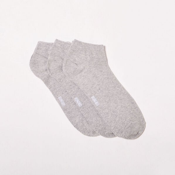 lot 3 paires chaussettes gris clair homme Lot 3 paires chaussettes gris clair homme