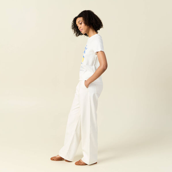 t shirt manches courtes blanc femme T-shirt manches courtes blanc femme