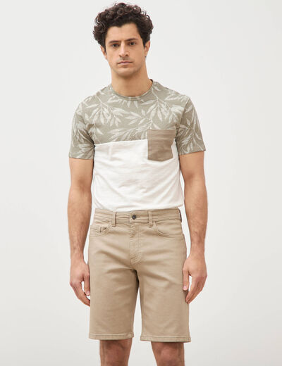 Bermuda beige homme