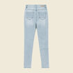 Jeans Lou - jegging denim bleach femme