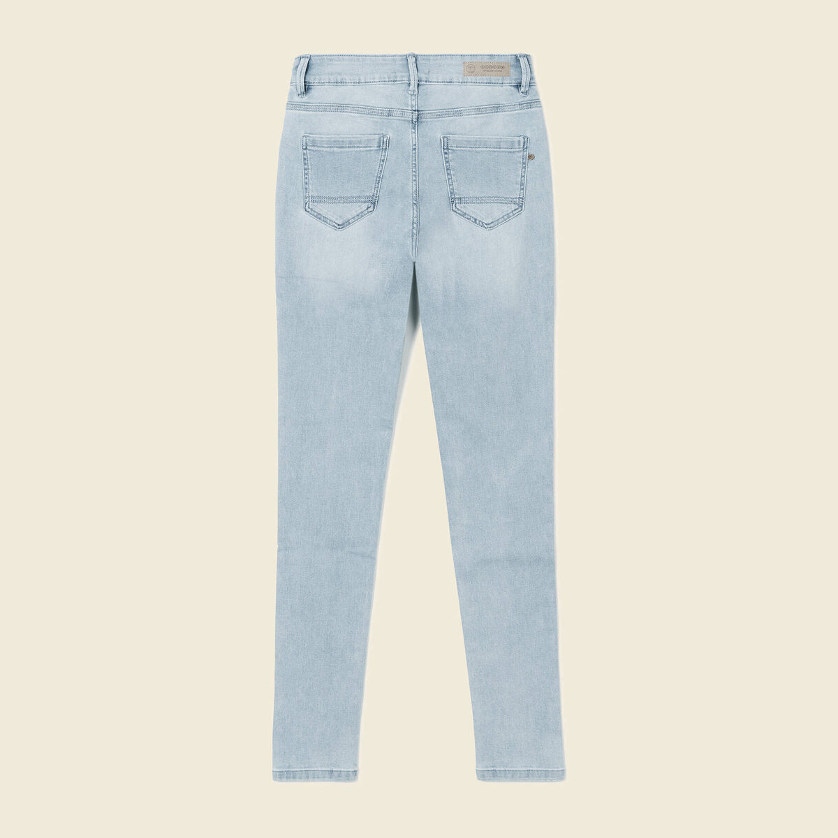 Jeans Lou - jegging denim bleach femme