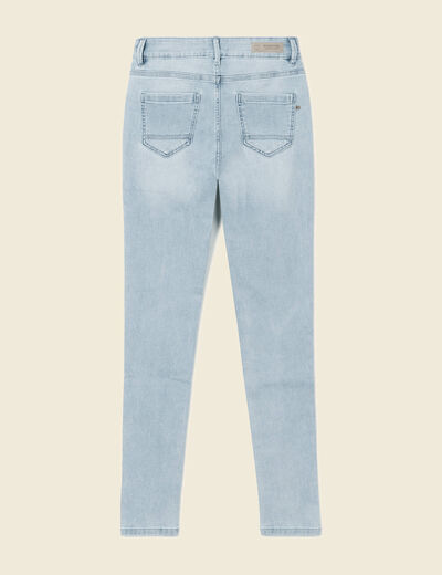Jeans Lou - jegging denim bleach femme