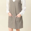 Robe sans manches noir femme