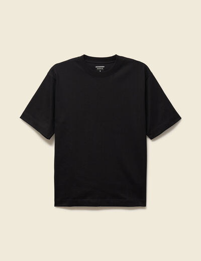 T-shirt en coton noir homme