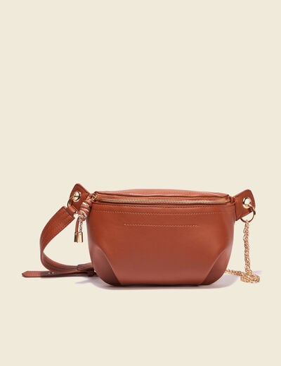 Sac banane marron femme
