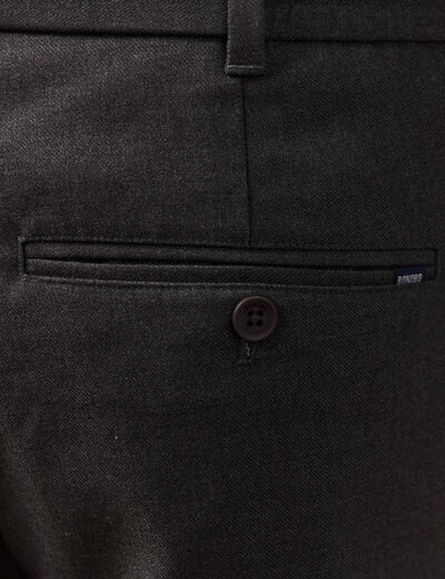 Pantalon gris fonc&eacute; homme