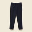 Pantalon droit longueur 32 bleu marine homme